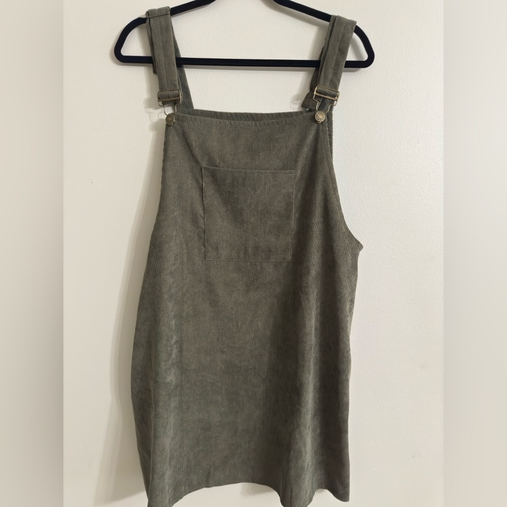 Olive Overall Style Dress